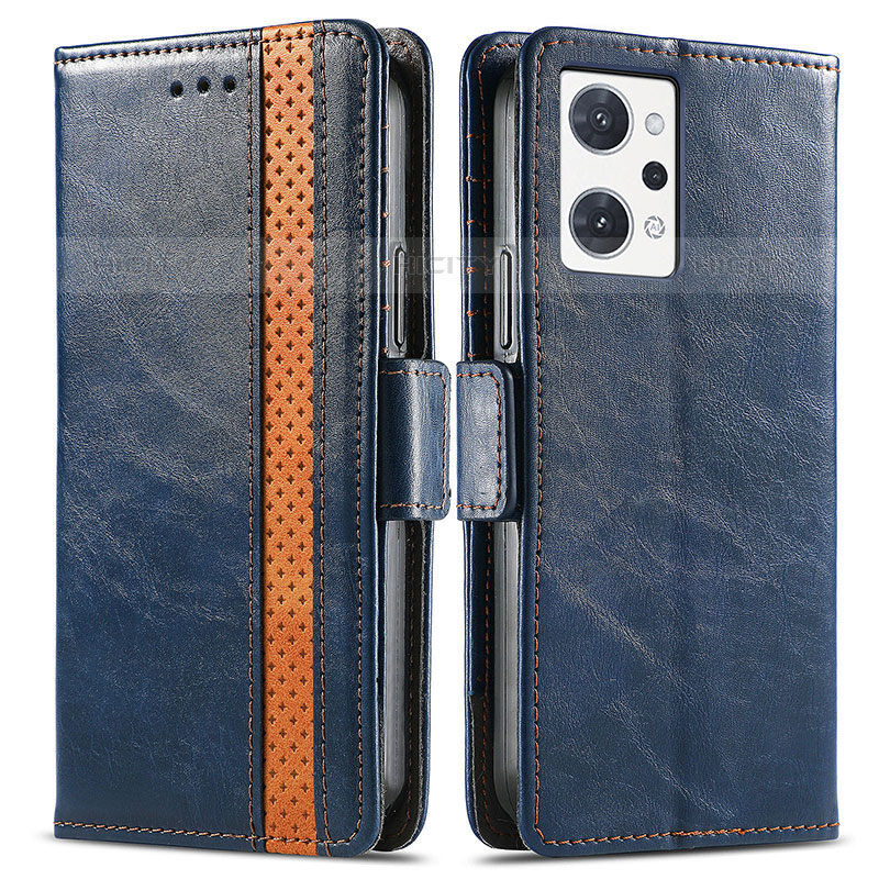 Funda de Cuero Cartera con Soporte Carcasa S02D para Oppo Reno7 A