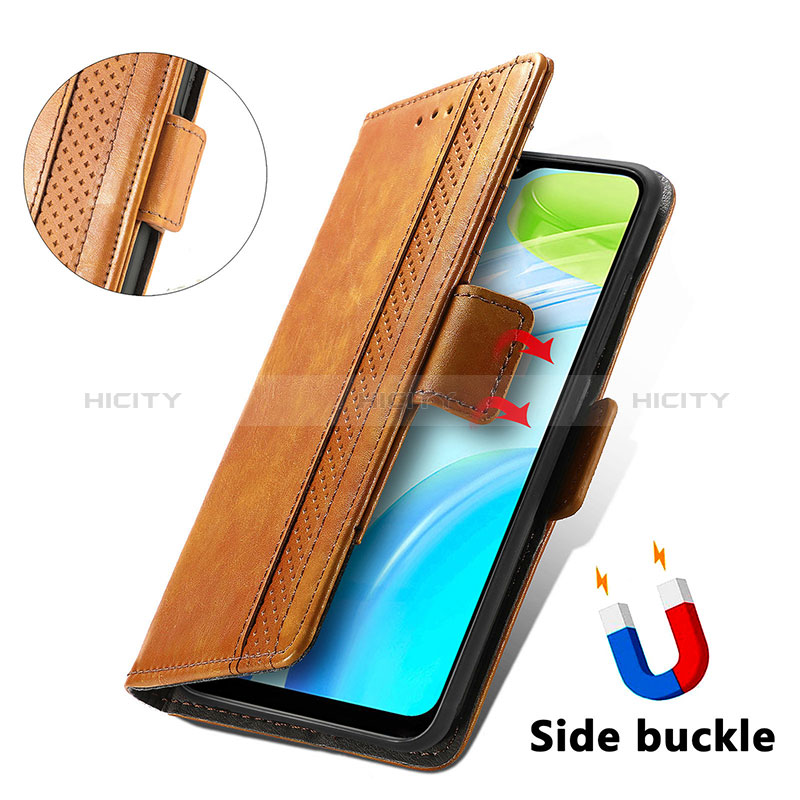 Funda de Cuero Cartera con Soporte Carcasa S02D para Realme C30s