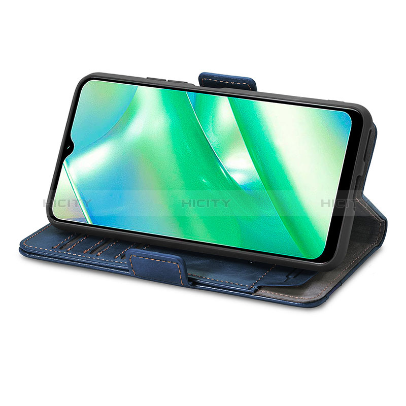 Funda de Cuero Cartera con Soporte Carcasa S02D para Realme C33