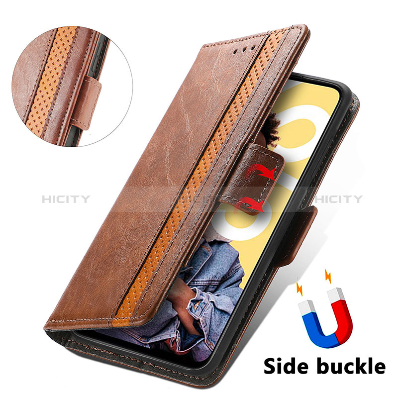 Funda de Cuero Cartera con Soporte Carcasa S02D para Realme C55