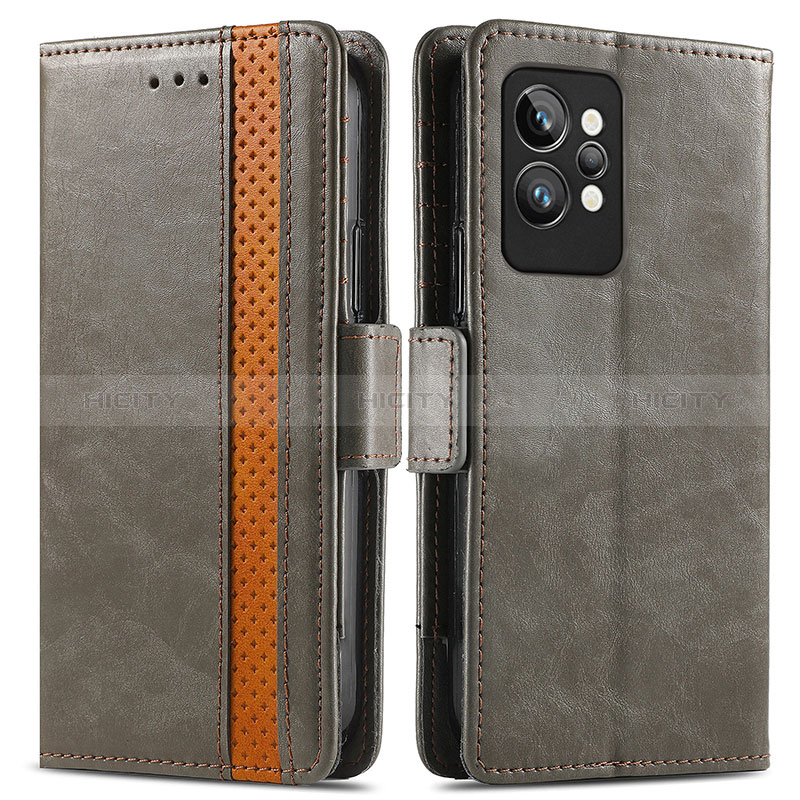 Funda de Cuero Cartera con Soporte Carcasa S02D para Realme GT2 Pro 5G