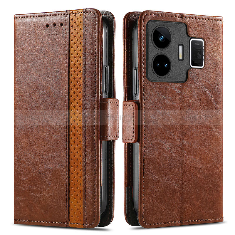 Funda de Cuero Cartera con Soporte Carcasa S02D para Realme GT3 5G