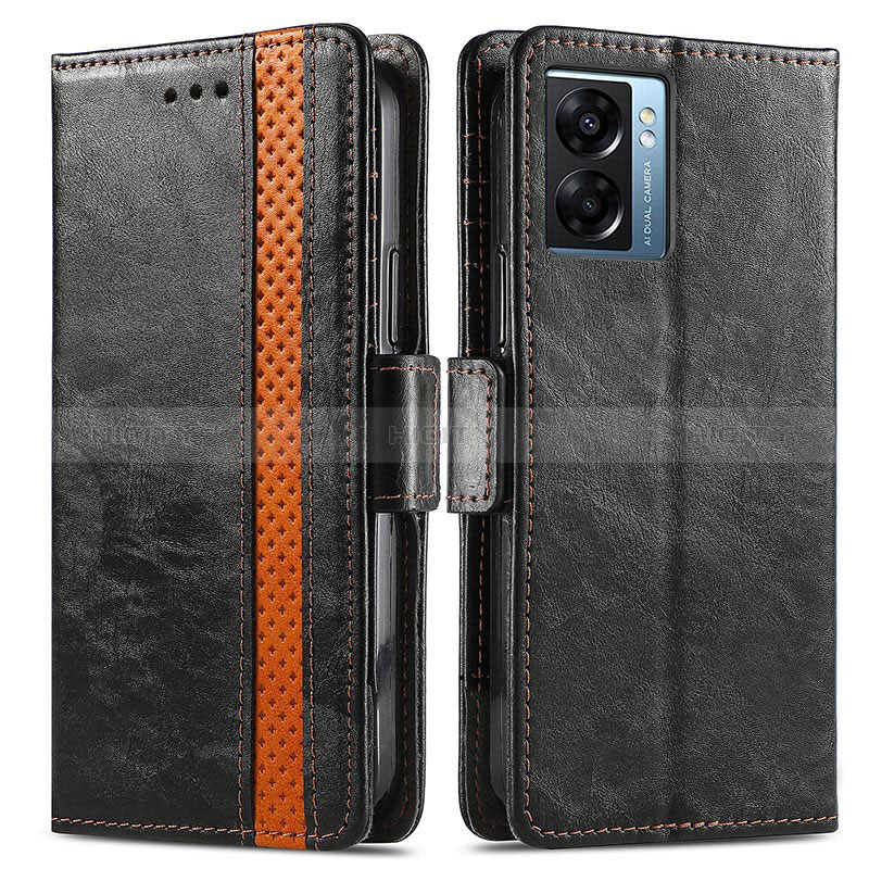 Funda de Cuero Cartera con Soporte Carcasa S02D para Realme V23i 5G