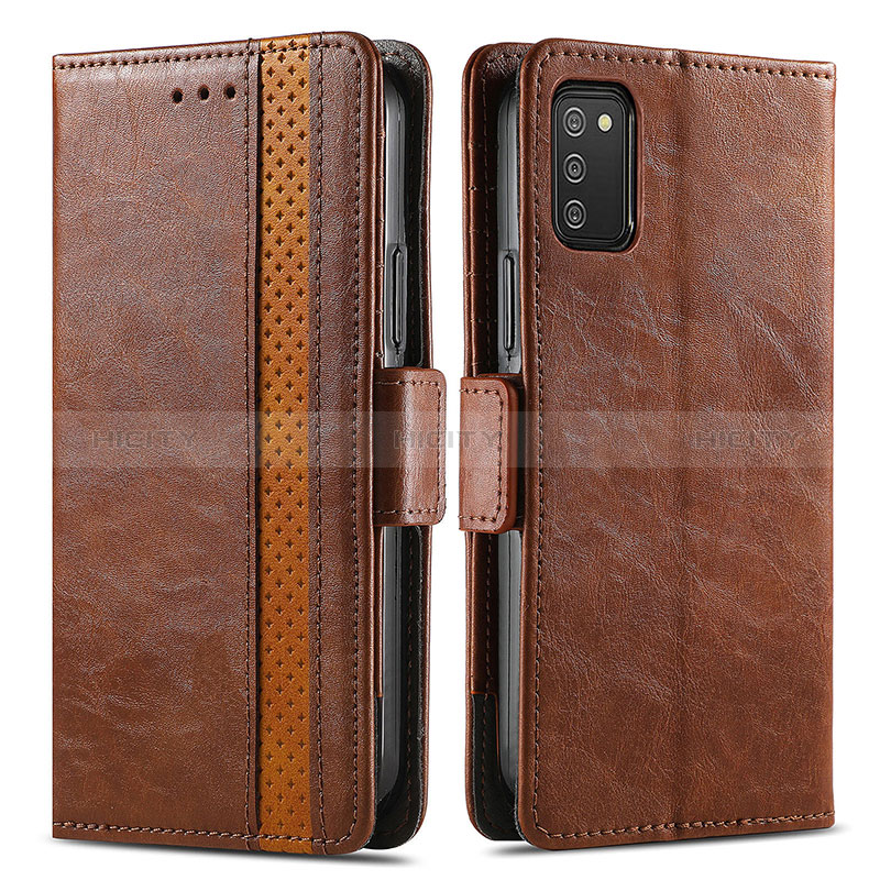 Funda de Cuero Cartera con Soporte Carcasa S02D para Samsung Galaxy A02s