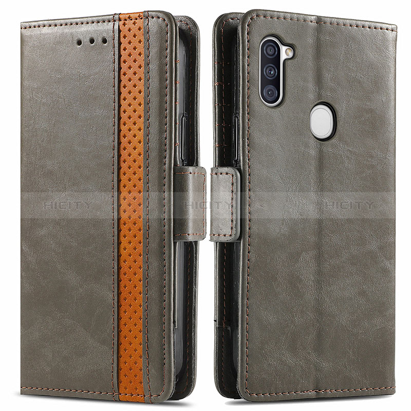 Funda de Cuero Cartera con Soporte Carcasa S02D para Samsung Galaxy A11