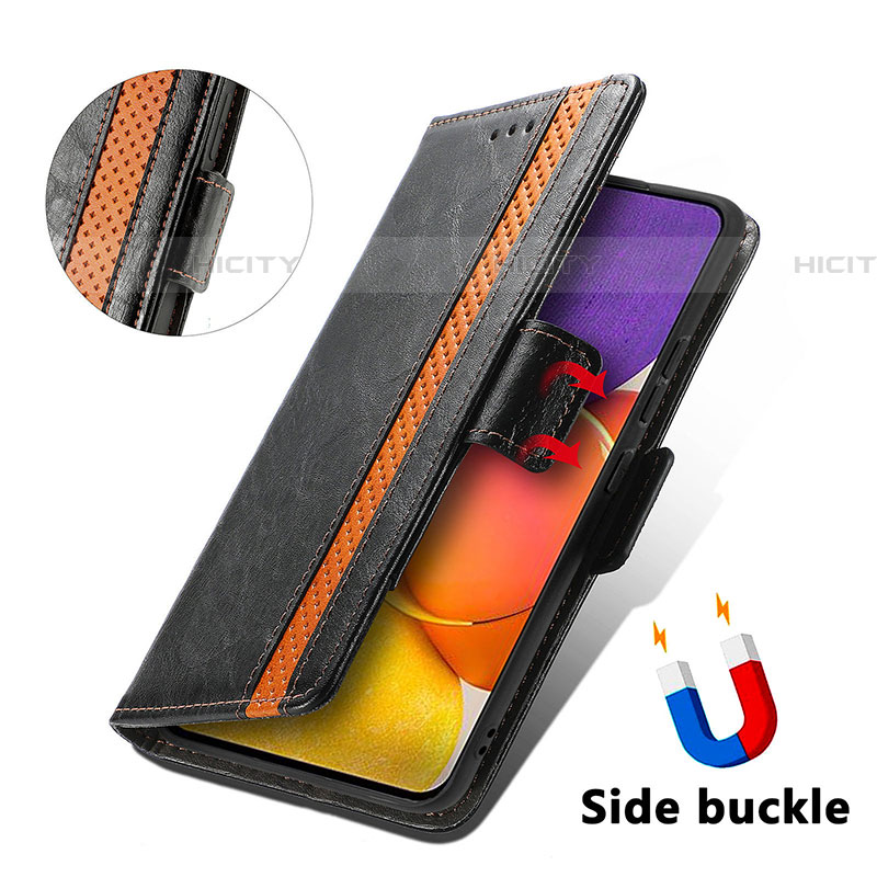 Funda de Cuero Cartera con Soporte Carcasa S02D para Samsung Galaxy A24 4G