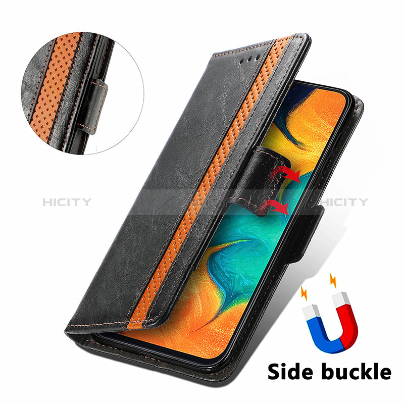 Funda de Cuero Cartera con Soporte Carcasa S02D para Samsung Galaxy A30