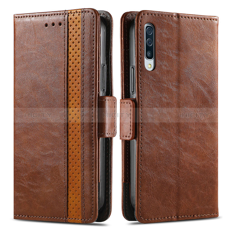 Funda de Cuero Cartera con Soporte Carcasa S02D para Samsung Galaxy A30S