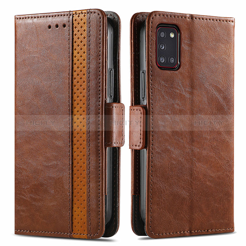 Funda de Cuero Cartera con Soporte Carcasa S02D para Samsung Galaxy A31