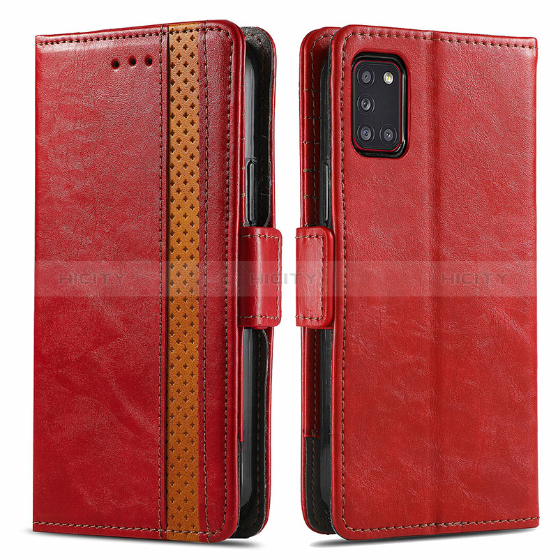 Funda de Cuero Cartera con Soporte Carcasa S02D para Samsung Galaxy A31