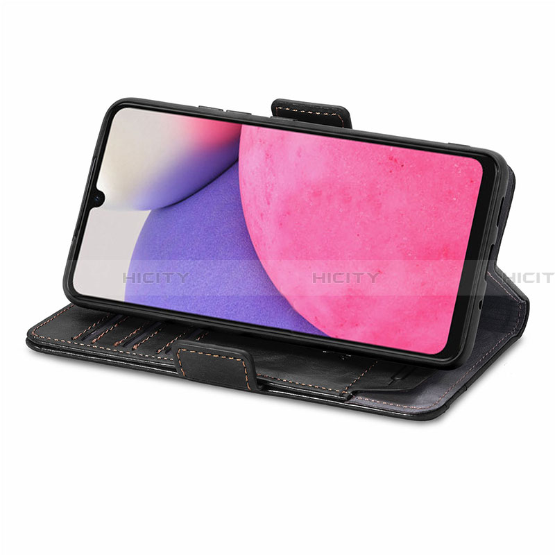 Funda de Cuero Cartera con Soporte Carcasa S02D para Samsung Galaxy A33 5G