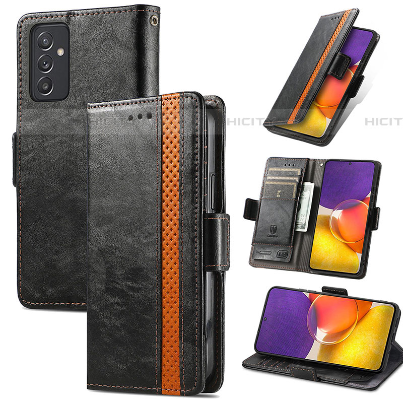 Funda de Cuero Cartera con Soporte Carcasa S02D para Samsung Galaxy A34 5G