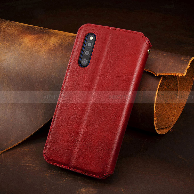 Funda de Cuero Cartera con Soporte Carcasa S02D para Samsung Galaxy A41 SC-41A