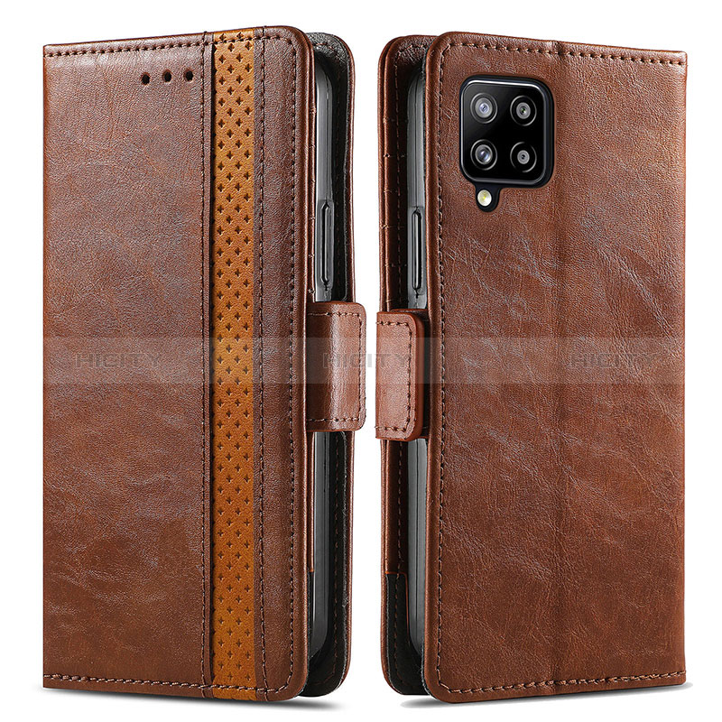 Funda de Cuero Cartera con Soporte Carcasa S02D para Samsung Galaxy A42 5G