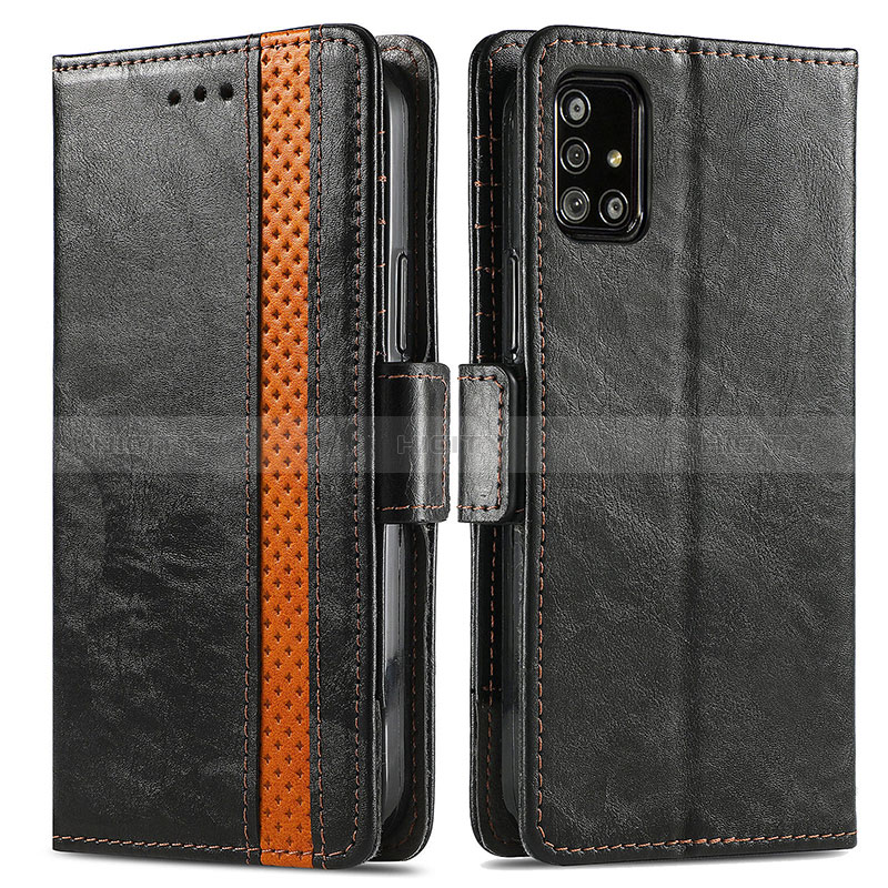 Funda de Cuero Cartera con Soporte Carcasa S02D para Samsung Galaxy A71 5G