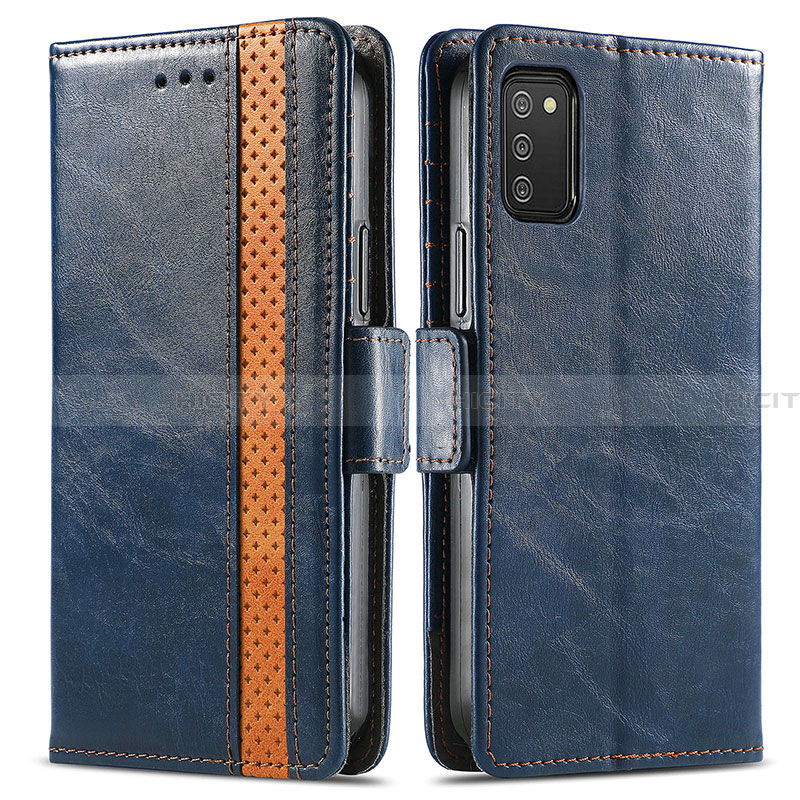 Funda de Cuero Cartera con Soporte Carcasa S02D para Samsung Galaxy F02S SM-E025F