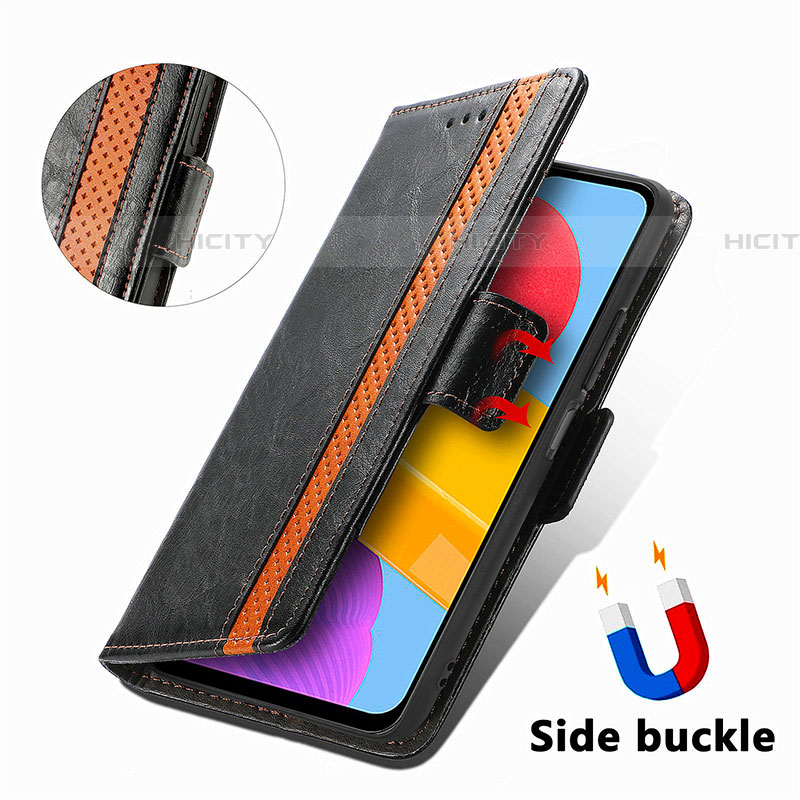 Funda de Cuero Cartera con Soporte Carcasa S02D para Samsung Galaxy F13 4G