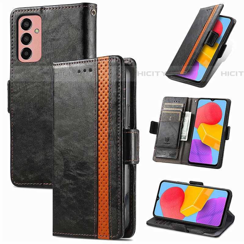 Funda de Cuero Cartera con Soporte Carcasa S02D para Samsung Galaxy F13 4G