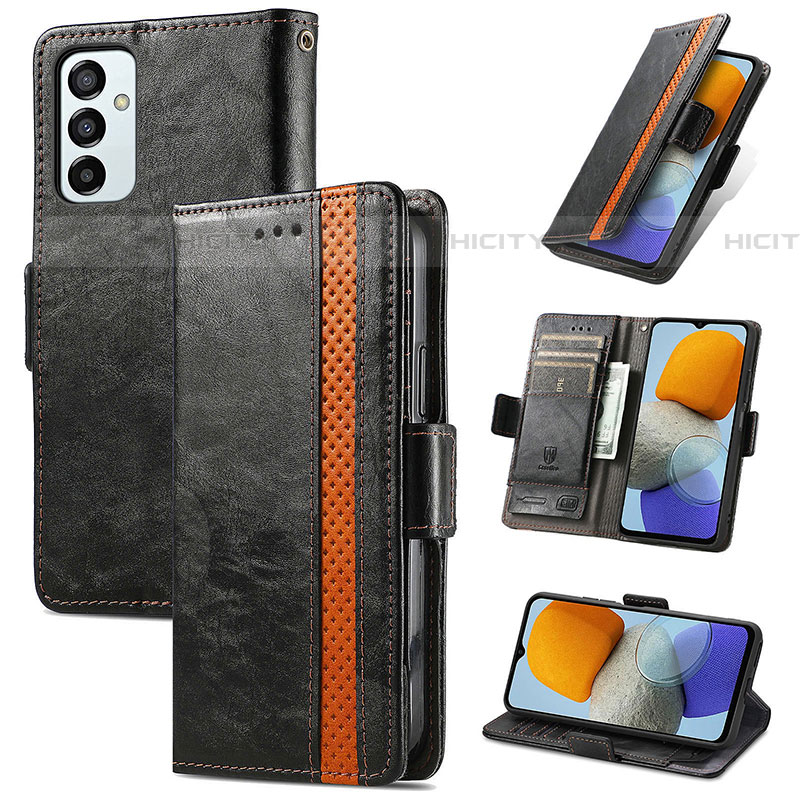 Funda de Cuero Cartera con Soporte Carcasa S02D para Samsung Galaxy F23 5G