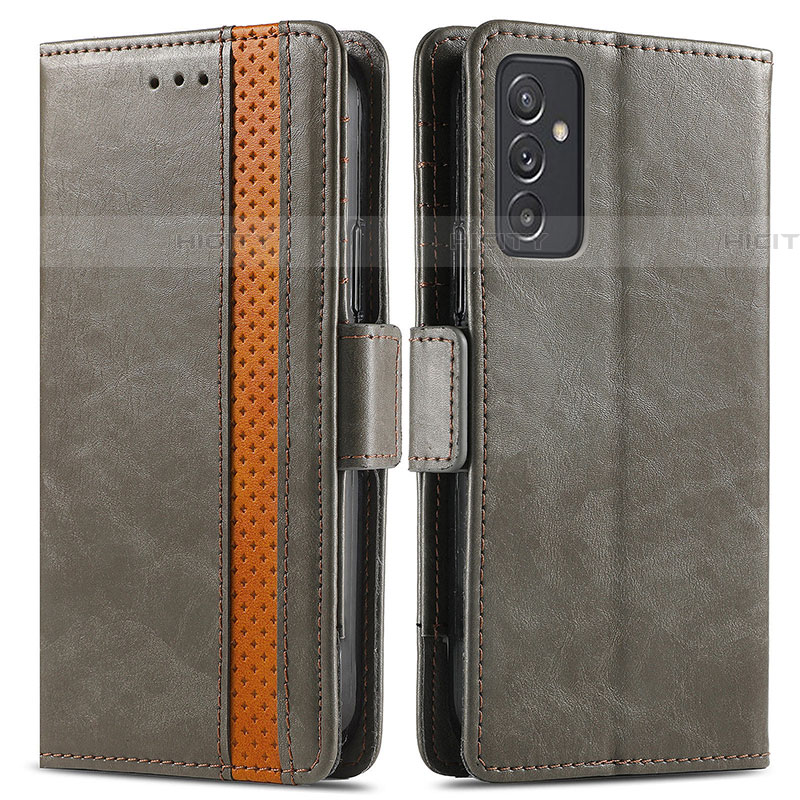 Funda de Cuero Cartera con Soporte Carcasa S02D para Samsung Galaxy F34 5G Marron Claro