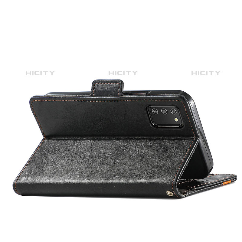 Funda de Cuero Cartera con Soporte Carcasa S02D para Samsung Galaxy M02s