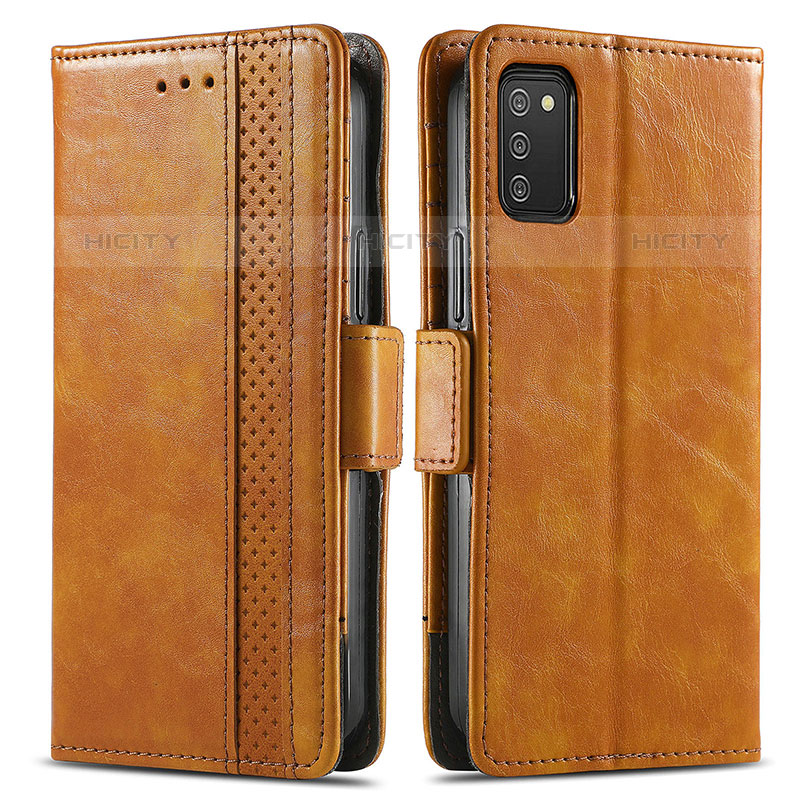 Funda de Cuero Cartera con Soporte Carcasa S02D para Samsung Galaxy M02s