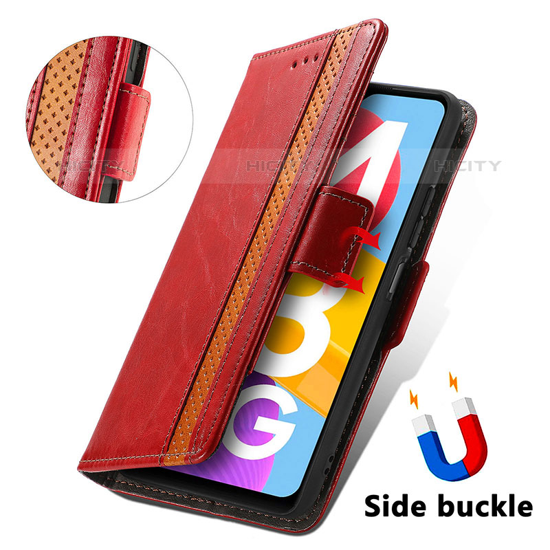 Funda de Cuero Cartera con Soporte Carcasa S02D para Samsung Galaxy M13 5G