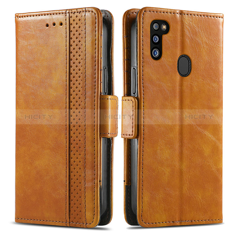 Funda de Cuero Cartera con Soporte Carcasa S02D para Samsung Galaxy M30s