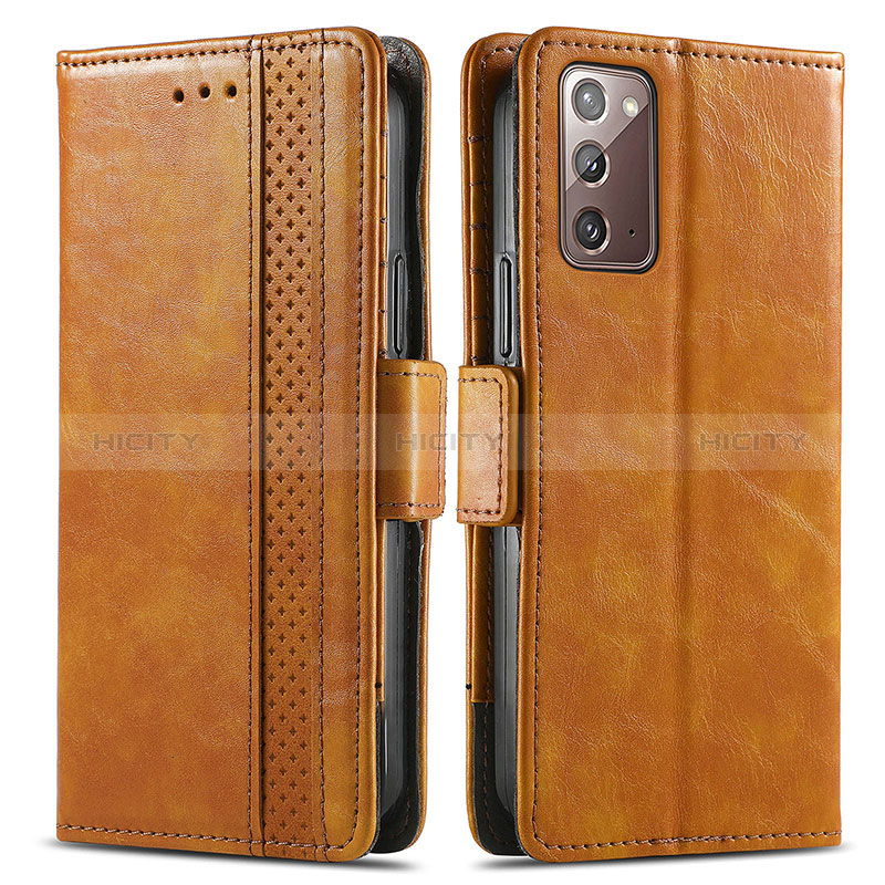 Funda de Cuero Cartera con Soporte Carcasa S02D para Samsung Galaxy Note 20 5G