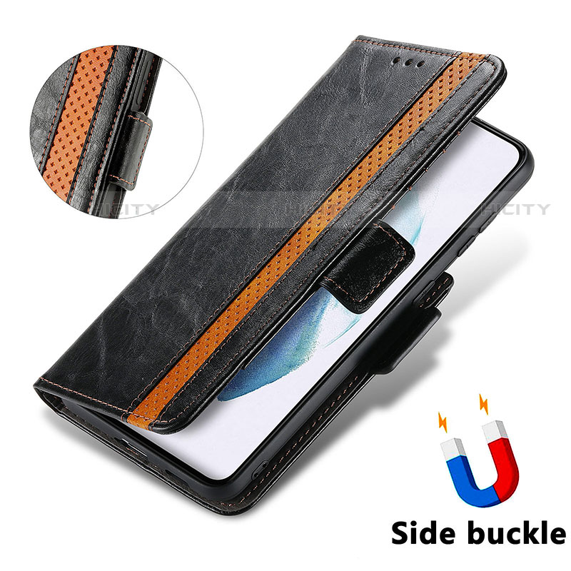 Funda de Cuero Cartera con Soporte Carcasa S02D para Samsung Galaxy S21 5G