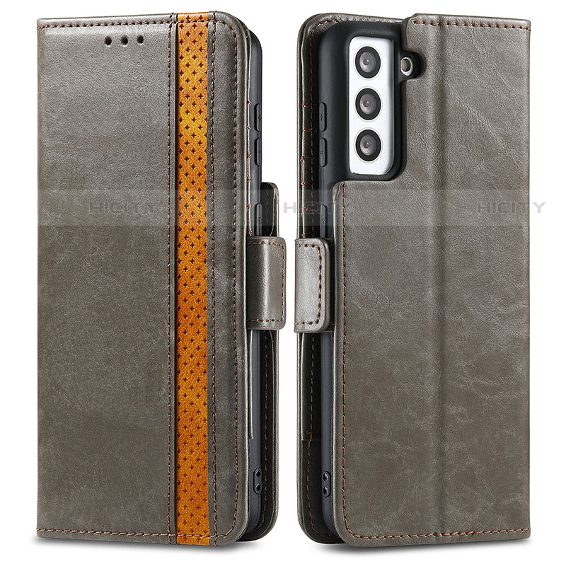 Funda de Cuero Cartera con Soporte Carcasa S02D para Samsung Galaxy S22 Plus 5G