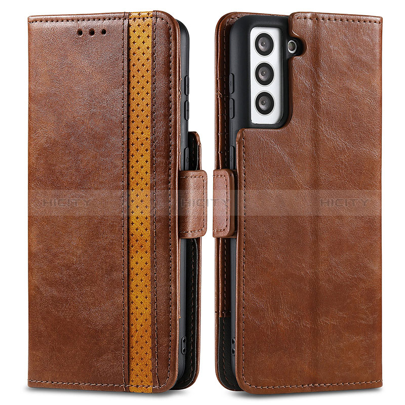 Funda de Cuero Cartera con Soporte Carcasa S02D para Samsung Galaxy S24 5G