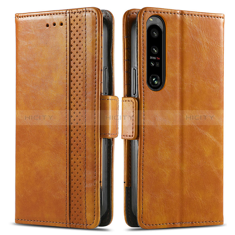 Funda de Cuero Cartera con Soporte Carcasa S02D para Sony Xperia 1 IV SO-51C