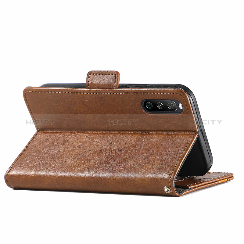 Funda de Cuero Cartera con Soporte Carcasa S02D para Sony Xperia 10 III Lite