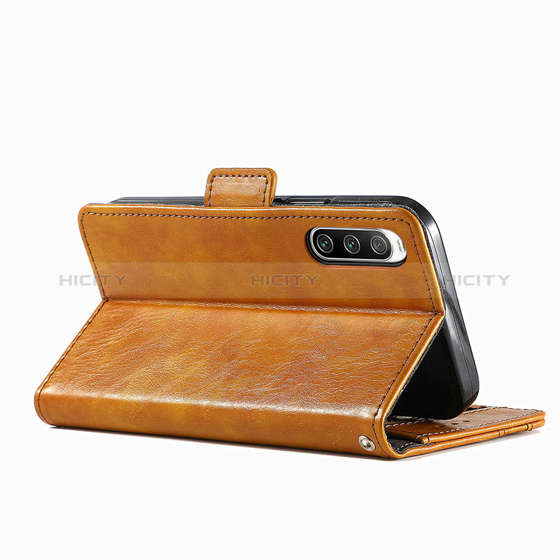 Funda de Cuero Cartera con Soporte Carcasa S02D para Sony Xperia 10 IV SO-52C