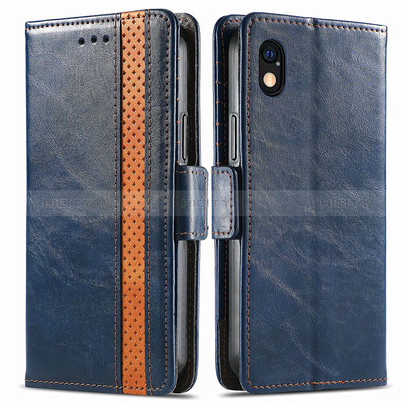 Funda de Cuero Cartera con Soporte Carcasa S02D para Sony Xperia Ace III