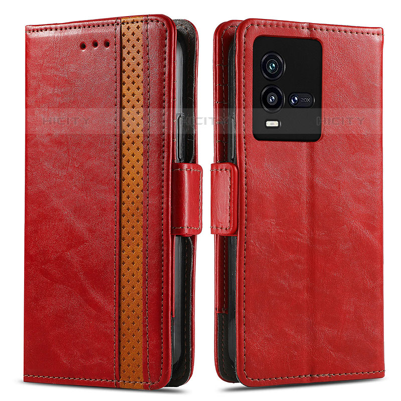 Funda de Cuero Cartera con Soporte Carcasa S02D para Vivo iQOO 9T 5G