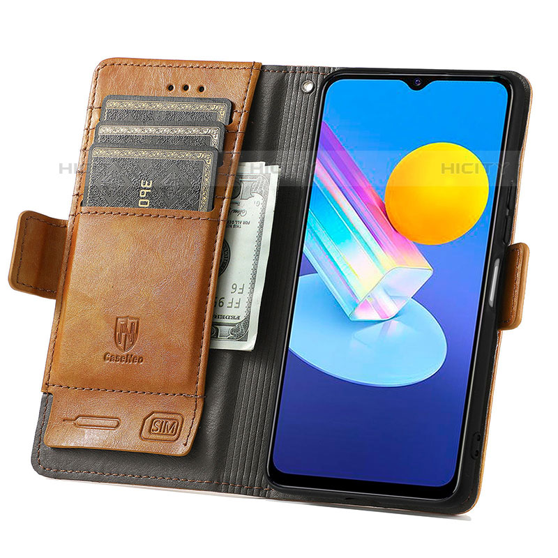 Funda de Cuero Cartera con Soporte Carcasa S02D para Vivo iQOO Z3 5G