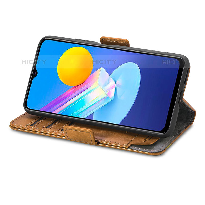 Funda de Cuero Cartera con Soporte Carcasa S02D para Vivo iQOO Z3 5G