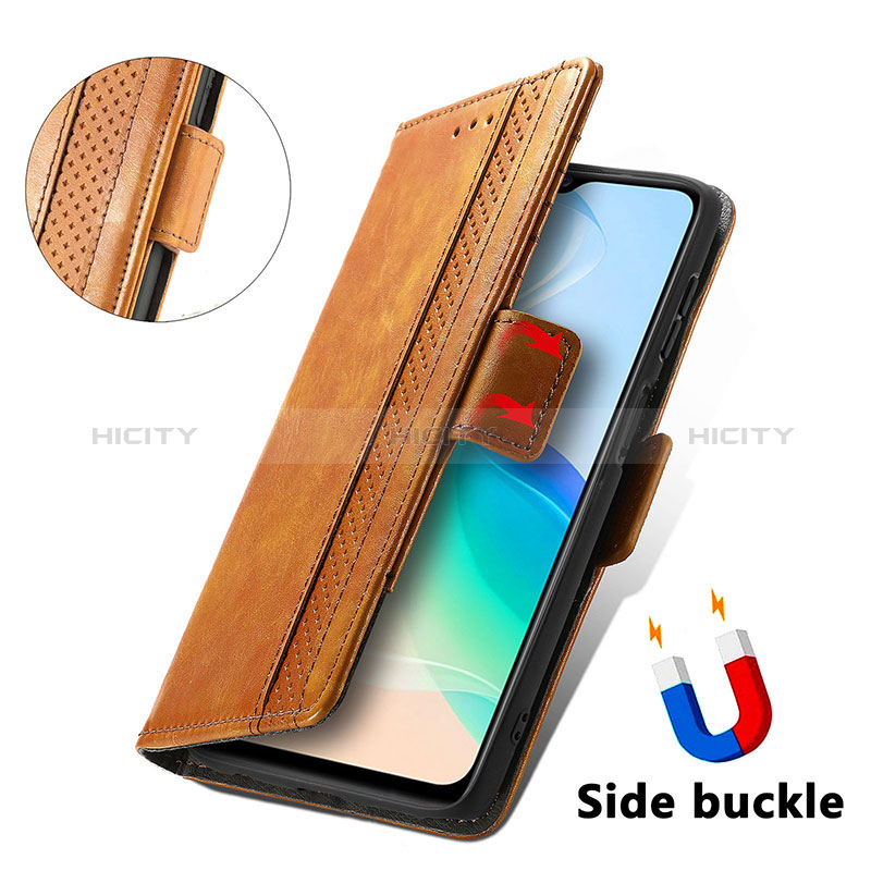 Funda de Cuero Cartera con Soporte Carcasa S02D para Vivo Y76 5G