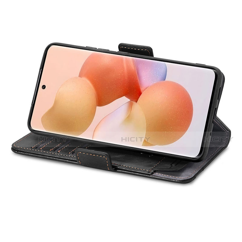 Funda de Cuero Cartera con Soporte Carcasa S02D para Xiaomi Mi 12 5G