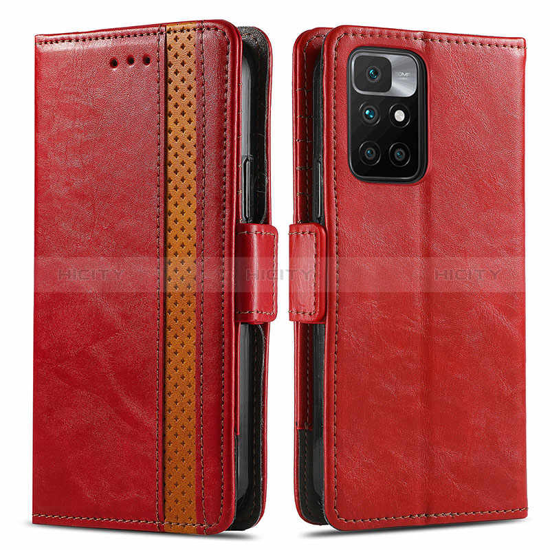 Funda de Cuero Cartera con Soporte Carcasa S02D para Xiaomi Redmi 10 (2022)