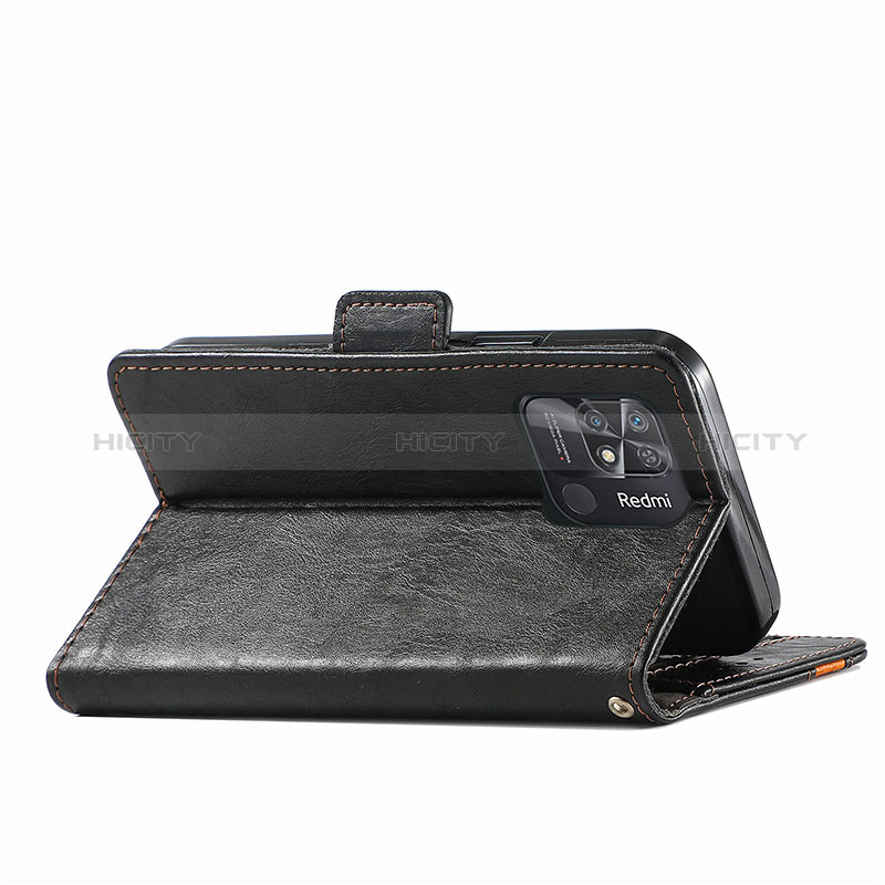 Funda de Cuero Cartera con Soporte Carcasa S02D para Xiaomi Redmi 10 Power