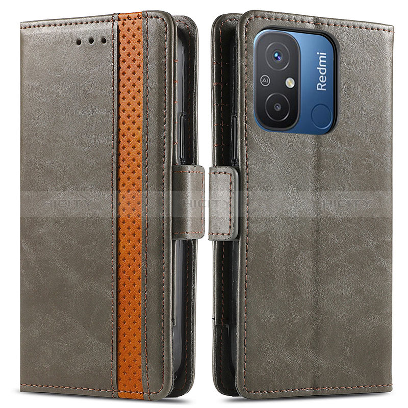 Funda de Cuero Cartera con Soporte Carcasa S02D para Xiaomi Redmi 12C 4G