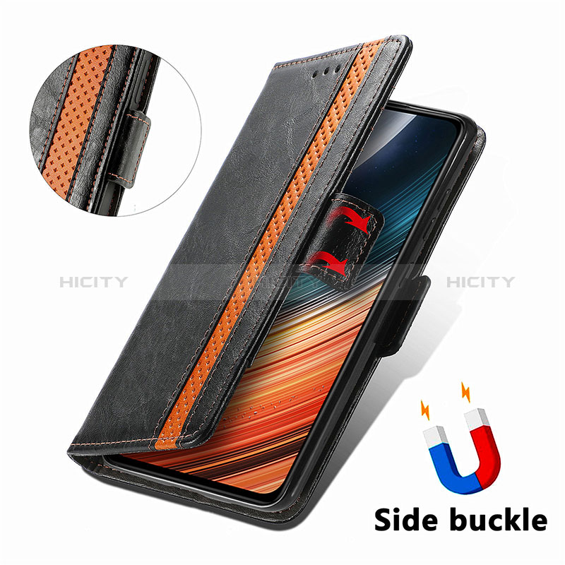 Funda de Cuero Cartera con Soporte Carcasa S02D para Xiaomi Redmi K40S 5G