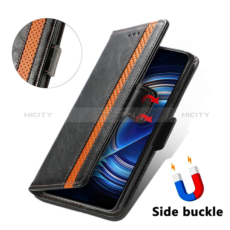 Funda de Cuero Cartera con Soporte Carcasa S02D para Xiaomi Redmi K50 5G