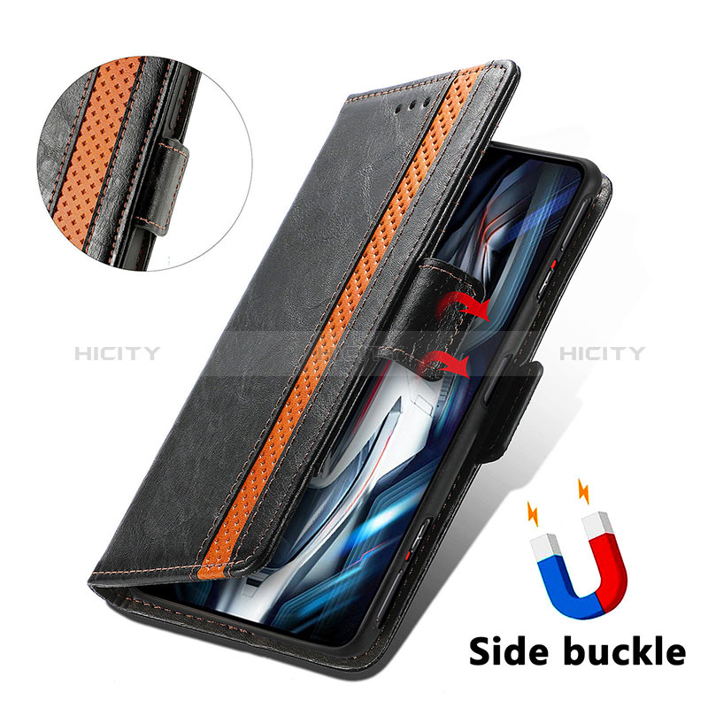 Funda de Cuero Cartera con Soporte Carcasa S02D para Xiaomi Redmi K50 Gaming 5G