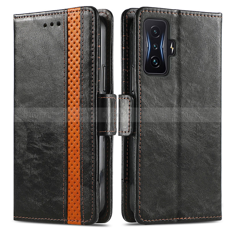 Funda de Cuero Cartera con Soporte Carcasa S02D para Xiaomi Redmi K50 Gaming 5G