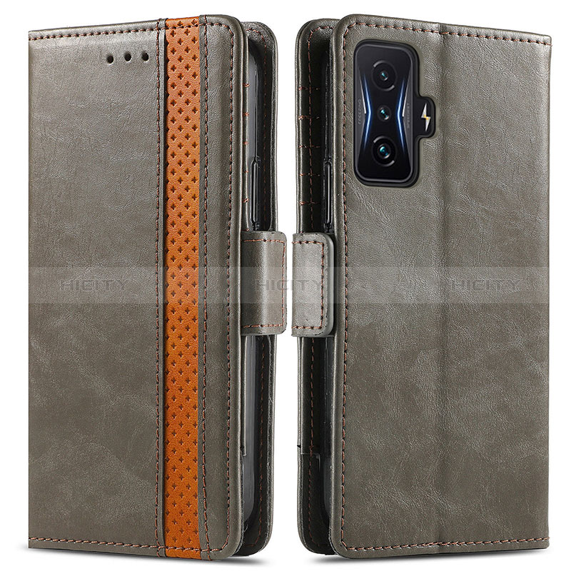 Funda de Cuero Cartera con Soporte Carcasa S02D para Xiaomi Redmi K50 Gaming 5G