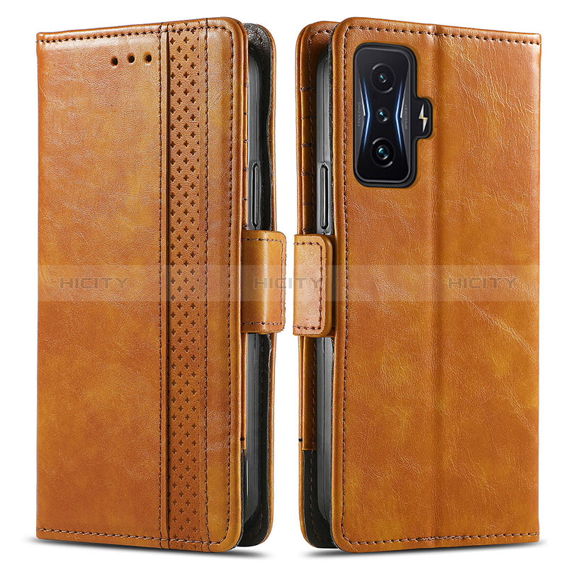 Funda de Cuero Cartera con Soporte Carcasa S02D para Xiaomi Redmi K50 Gaming 5G